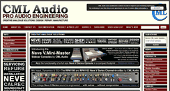 Desktop Screenshot of cmlaudio.com